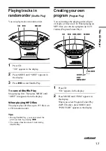 Preview for 17 page of Sony cCFD-S20CP Operating Instructions Manual