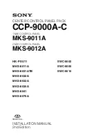 Sony CCP-9000A-C Installation Manual preview