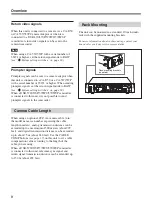 Preview for 8 page of Sony CCU-D50 Operating Instructions Manual