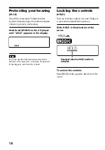 Preview for 18 page of Sony CD Walkman D-CJ500 Operating Instructions Manual