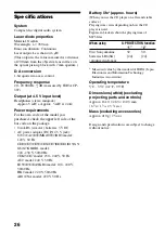 Preview for 26 page of Sony CD Walkman D-CJ500 Operating Instructions Manual