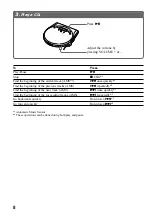 Preview for 8 page of Sony CD Walkman D-E880 Operating Instructions Manual