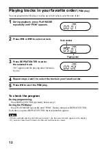 Preview for 12 page of Sony CD Walkman D-E880 Operating Instructions Manual