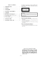 Preview for 2 page of Sony CD Walkman D-E880 Service Manual