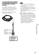 Preview for 15 page of Sony CD Walkman D-EG3 Operating Instructions Manual