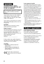 Preview for 2 page of Sony Cd Walkman D-F200 Operating Instructions Manual