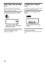 Preview for 14 page of Sony Cd Walkman D-F200 Operating Instructions Manual