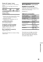 Preview for 23 page of Sony Cd Walkman D-F200 Operating Instructions Manual