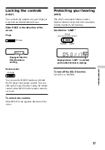 Preview for 17 page of Sony CD Walkman D-F525 Operating Instructions Manual