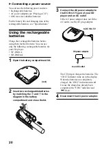 Preview for 20 page of Sony CD Walkman D-F525 Operating Instructions Manual