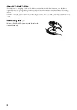 Preview for 8 page of Sony CD Walkman D-FJ405 Operating Instructions Manual