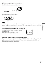 Preview for 13 page of Sony CD Walkman D-FJ405 Operating Instructions Manual