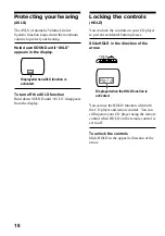 Preview for 18 page of Sony CD Walkman D-FJ405 Operating Instructions Manual