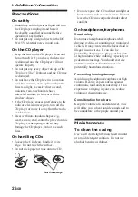 Preview for 26 page of Sony CD Walkman D-NE509 Operating Instructions Manual