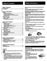 Preview for 3 page of Sony CDP-211 - Compact Disc Player Operating Instructions Manual