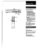 Preview for 11 page of Sony CDP-211 - Compact Disc Player Operating Instructions Manual