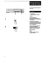 Preview for 12 page of Sony CDP-211 - Compact Disc Player Operating Instructions Manual