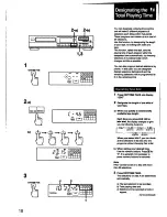 Preview for 18 page of Sony CDP-211 - Compact Disc Player Operating Instructions Manual