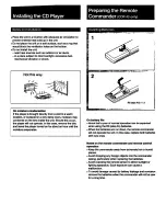 Preview for 5 page of Sony CDP-23 Operating Instructions Manual