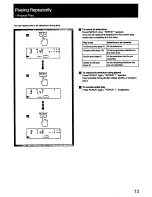 Preview for 13 page of Sony CDP-23 Operating Instructions Manual