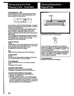 Preview for 20 page of Sony CDP-C221 Operating Instructions Manual