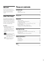 Preview for 3 page of Sony CDP-C591 Operating Instructions Manual