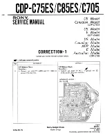 Preview for 26 page of Sony CDP-C705 Service Manual