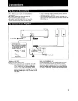 Preview for 5 page of Sony CDP-C725 Operating Instructions Manual