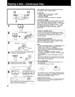 Preview for 8 page of Sony CDP-C725 Operating Instructions Manual