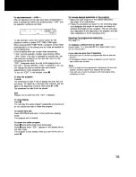 Preview for 15 page of Sony CDP-C725 Operating Instructions Manual