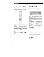 Preview for 12 page of Sony CDP-CA70ES - Compact Disc Player Operating Instructions Manual