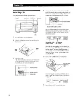 Preview for 6 page of Sony CDP-CX151 Operating Instructions Manual