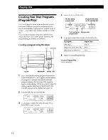 Preview for 12 page of Sony CDP-CX151 Operating Instructions Manual