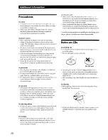 Preview for 20 page of Sony CDP-CX151 Operating Instructions Manual