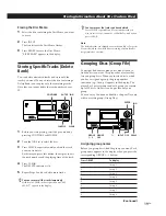 Preview for 19 page of Sony CDP-CX153 Operating Instructions Manual