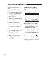 Preview for 20 page of Sony CDP-CX153 Operating Instructions Manual