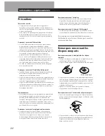 Preview for 45 page of Sony CDP-CX153 Operating Instructions Manual