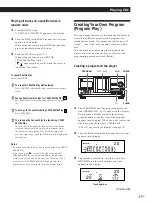 Preview for 17 page of Sony CDP-CX220 - 200 Disc Cd Changer Operating Instructions Manual