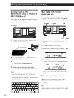 Preview for 26 page of Sony CDP-CX220 - 200 Disc Cd Changer Operating Instructions Manual