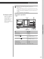 Preview for 75 page of Sony CDP-CX220 - 200 Disc Cd Changer Operating Instructions Manual