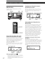 Preview for 76 page of Sony CDP-CX220 - 200 Disc Cd Changer Operating Instructions Manual