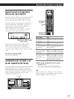 Preview for 79 page of Sony CDP-CX220 - 200 Disc Cd Changer Operating Instructions Manual