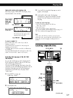 Preview for 11 page of Sony CDP-CX235 - Mega Changer Operating Instructions Manual