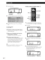 Preview for 16 page of Sony CDP-CX235 - Mega Changer Operating Instructions Manual