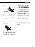 Preview for 33 page of Sony CDP-CX235 - Mega Changer Operating Instructions Manual