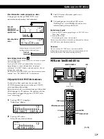 Preview for 89 page of Sony CDP-CX235 - Mega Changer Operating Instructions Manual