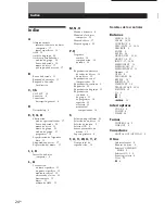 Preview for 70 page of Sony CDP-CX250 - 200 Disc Cd Changer Operating Instructions Manual