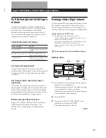 Preview for 86 page of Sony CDP-CX250 - 200 Disc Cd Changer Operating Instructions Manual