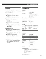 Preview for 92 page of Sony CDP-CX250 - 200 Disc Cd Changer Operating Instructions Manual