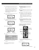 Preview for 81 page of Sony CDP-CX270 - 200 Disc Cd Changer Operating Instructions Manual